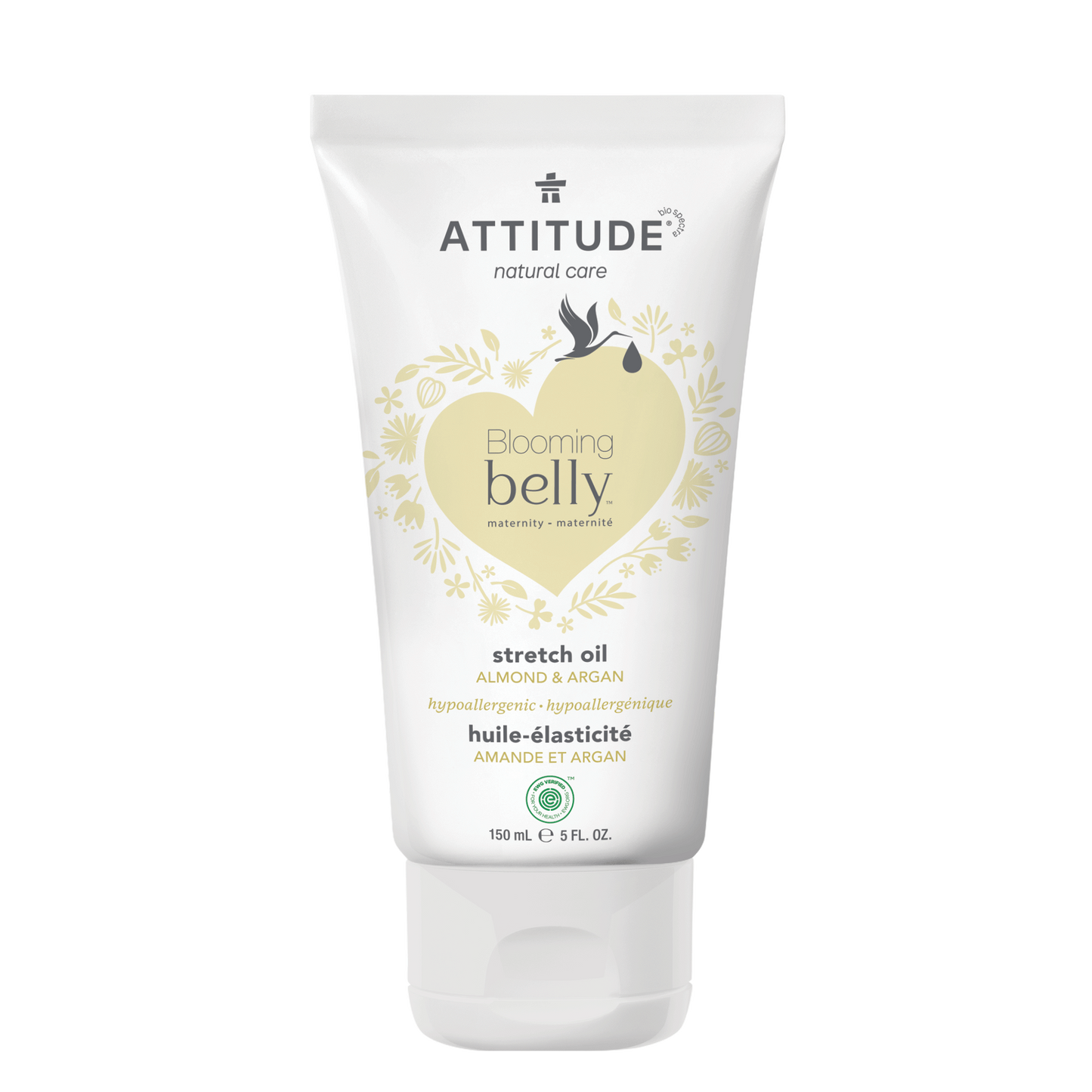 Attitude Blooming Belly Almond & Argan Stretch Oil 150Ml