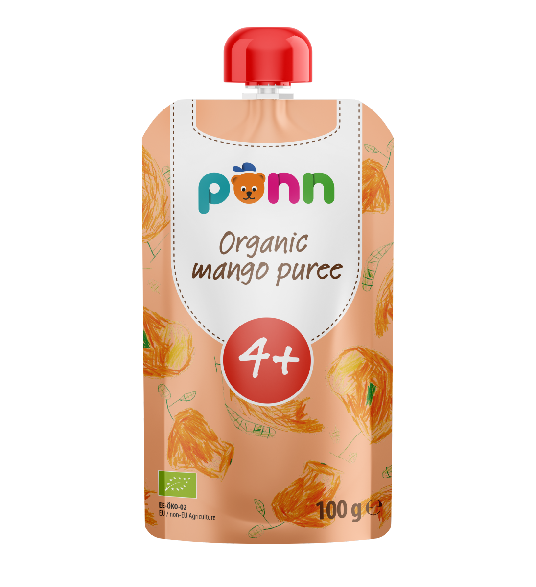 Ponn Mango Organic Puree 100Gm