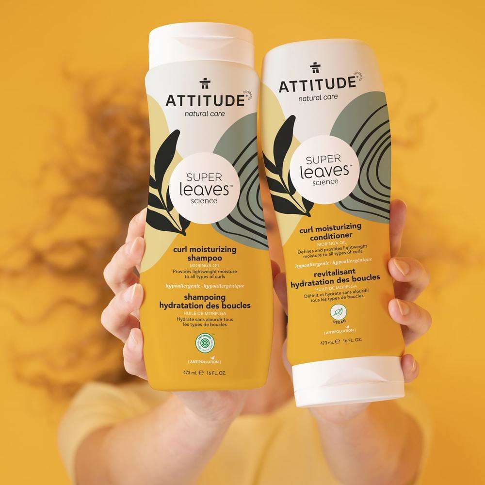 Super Leaves Moisturizing Shampoo Curl Conditioner 473Ml