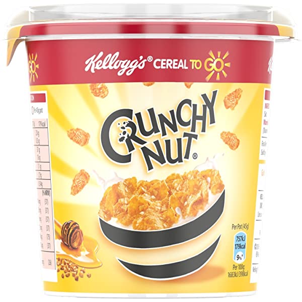 Kellogs Crunchy Nut Cereal Cup 45Gm