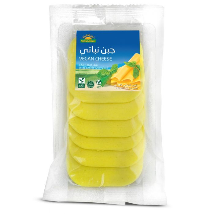 أرض الطبيعة شرائح جبنة نباتية 150 جم