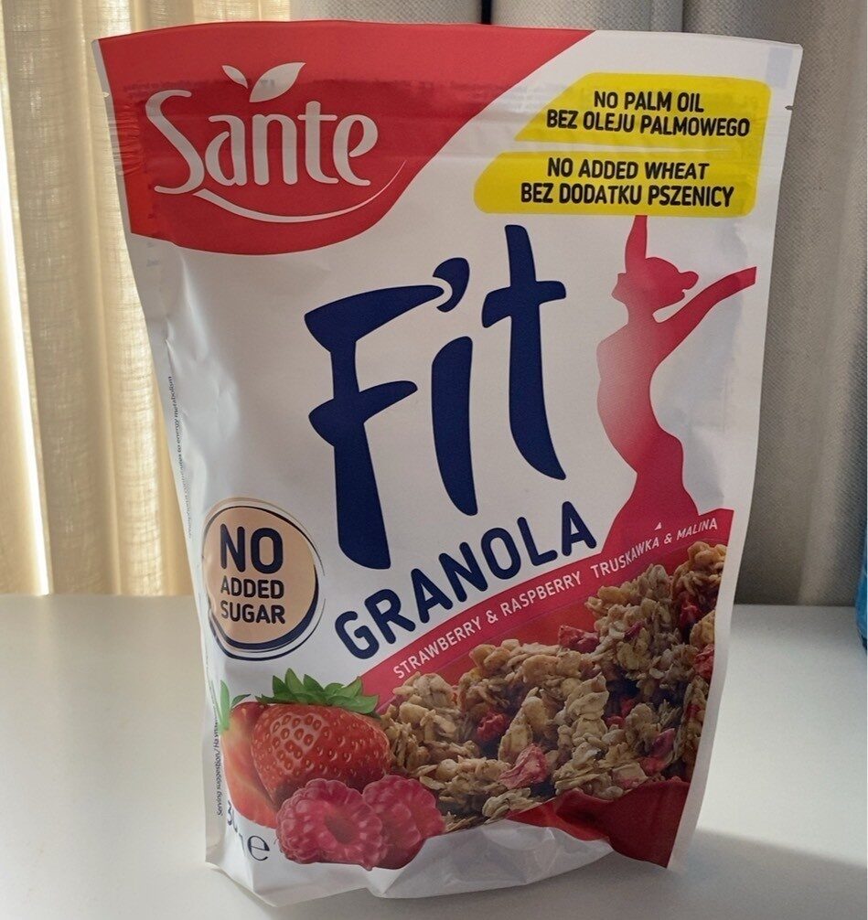 Sante Strawberry & Raspberry Sugar Free Granola 300Gm
