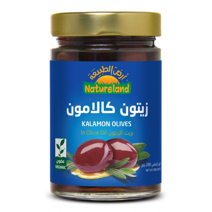Natureland Kalamon Olives In Olive Oil 280Gm