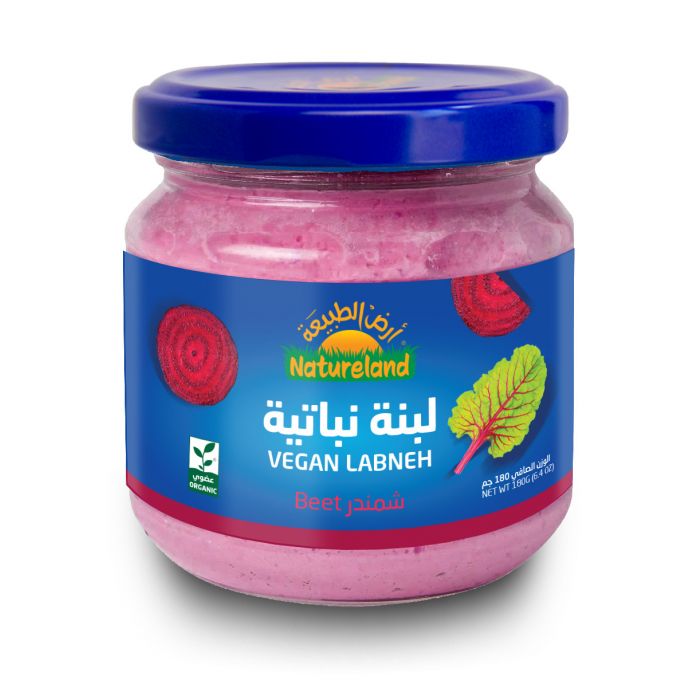 Natureland Beet Vegan Labneh 180Gm