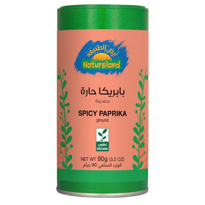 Natureland Ground Spicy Paprika Tin 90Gm