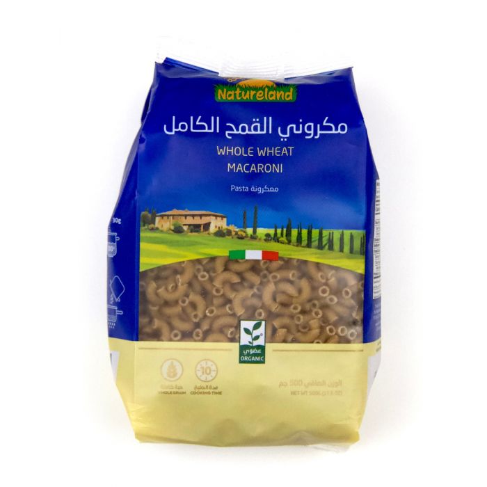 Natureland Whole Wheat Macaroni 500Gm