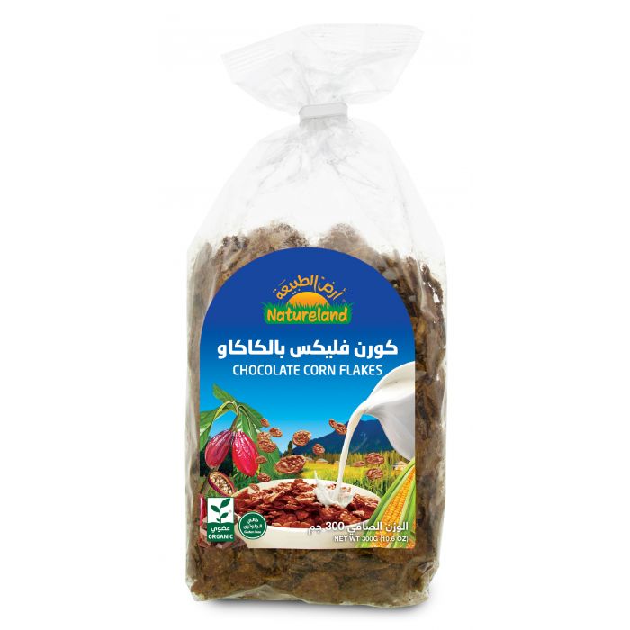 أرض الطبيعة رقائق الذرة بالشوكولاتة الخالية من الغلوتين 300 جرام