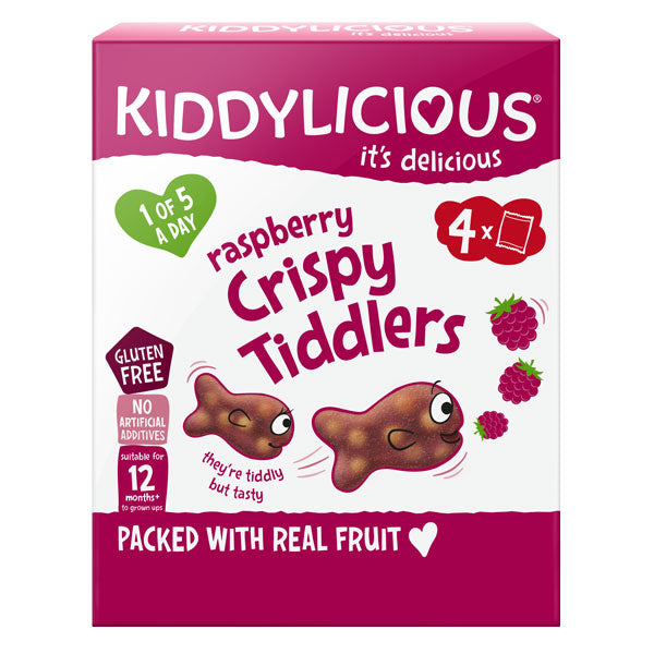 كيديليشوس توت العليق المقرمش للأطفال 12 جم