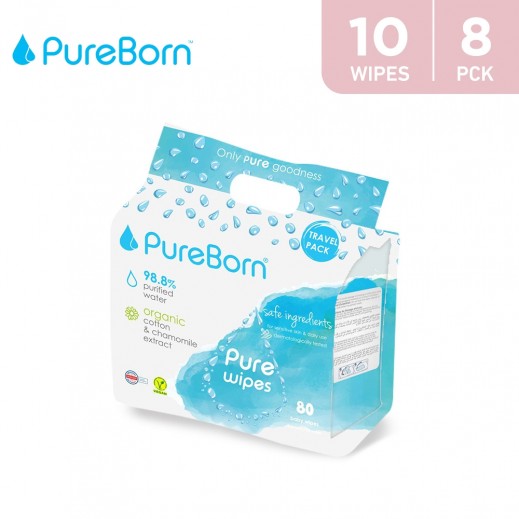 Pureborn Travel Wipes 1Pcs