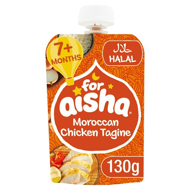For Aisha Moroccan Chicken Tagine Baby Food 130Gm