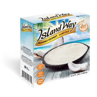 Island Way Heavenly Coconut Sorbet Natural Fruit Icecream 123Gm