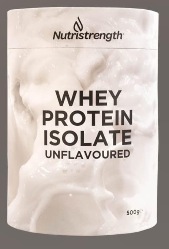 Nutristrength Unflavoured Whey Isolate Protein 500Gm