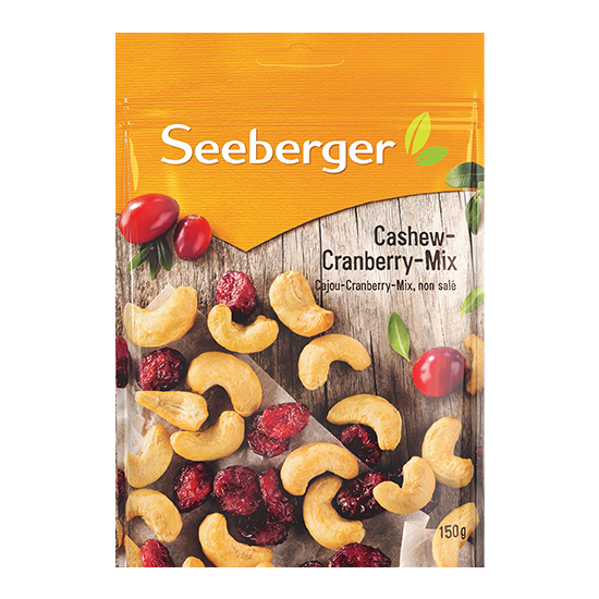 Seeberger Cashew & Cranberry Mix 150Gm