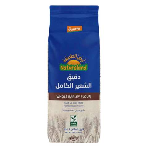 Natureland Whole Barley Flour 1Kg