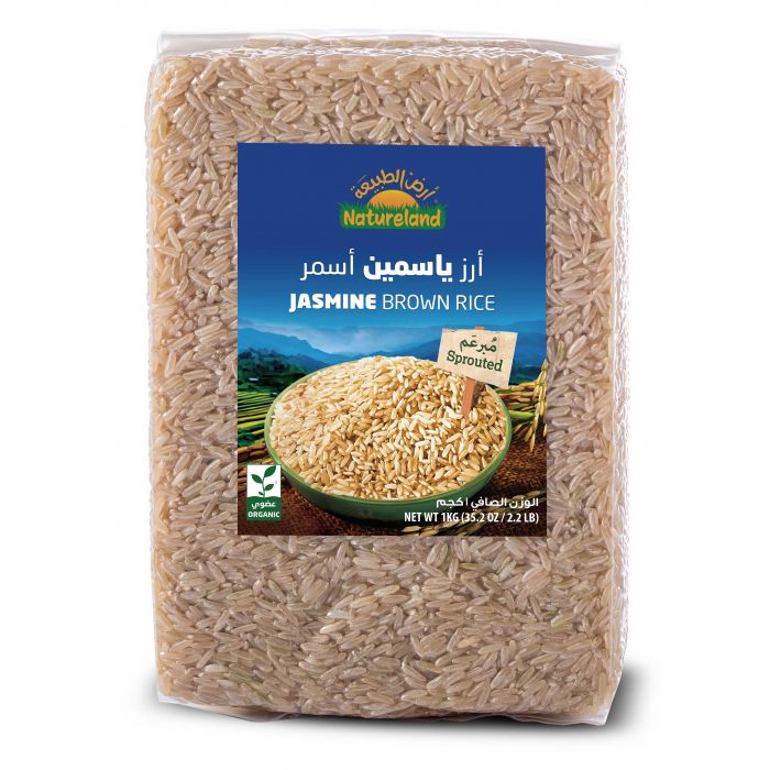 Natureland Jasmine Brown Rice Sprouted 1Kg