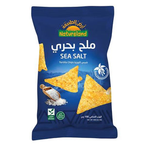 Natureland Organic Sea Salt Tortilla Chips 150g