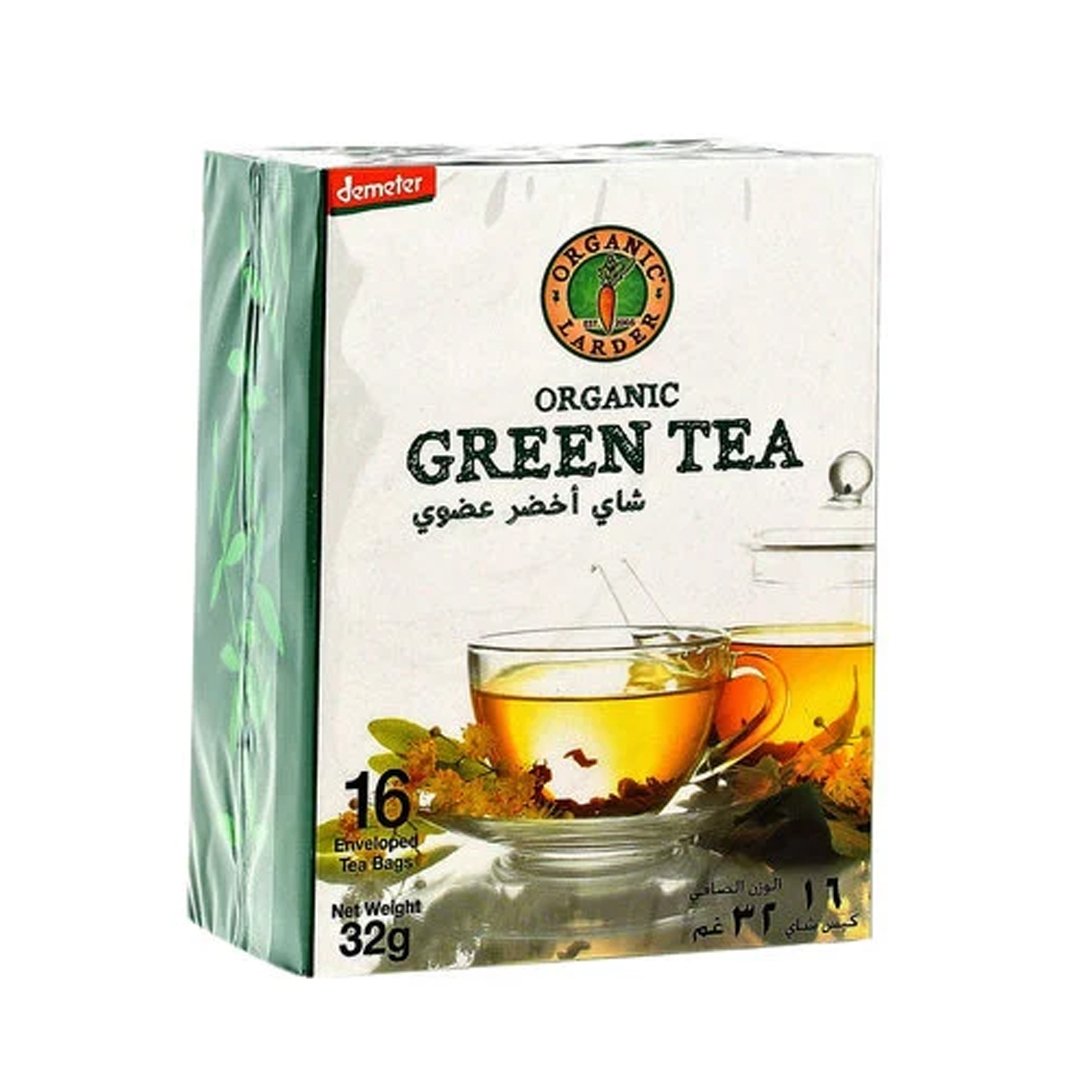 شاي أخضر لاردر عضوي 32 جم