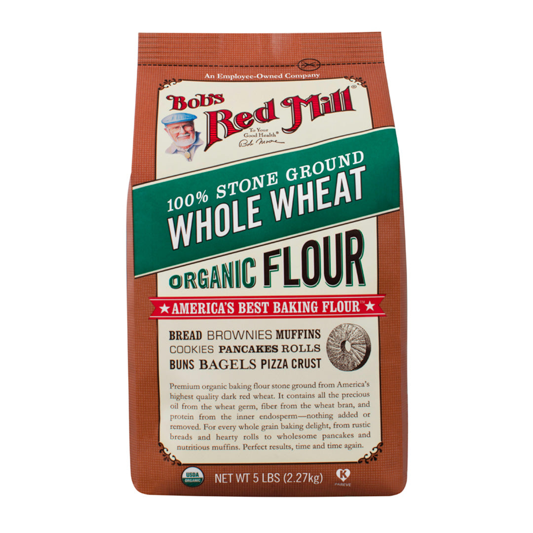 Bobs Red Mill Whole Wheat Flour 5Lb
