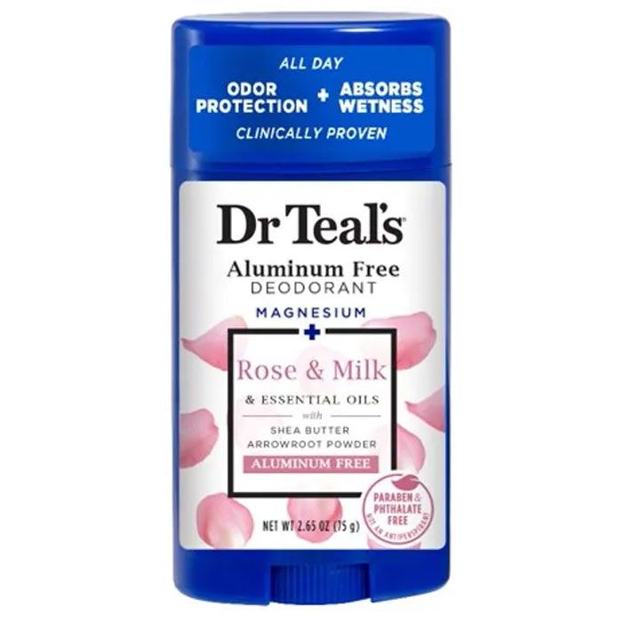 Dr Teals Rose & Milk Aluminium Free Deodorant