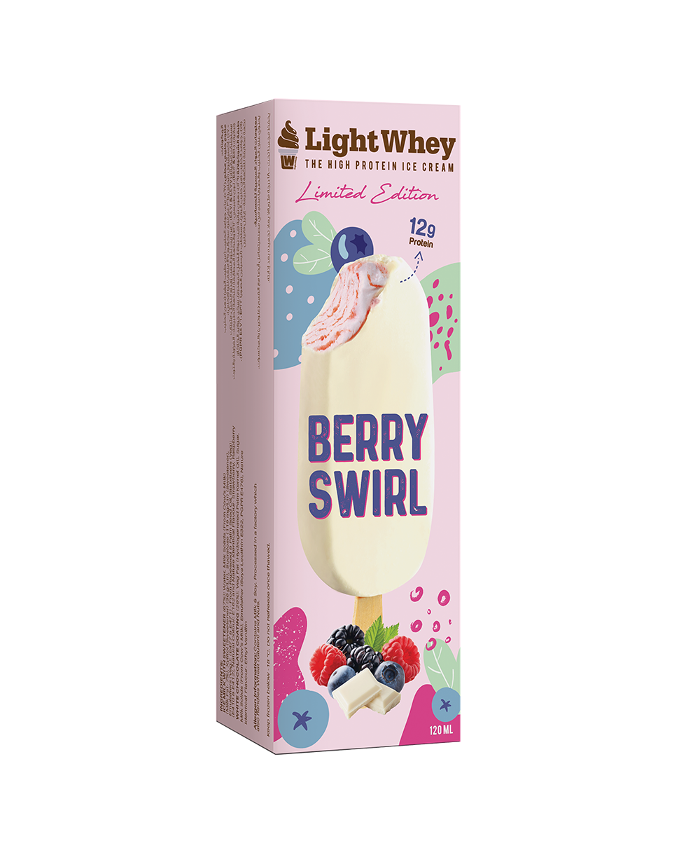 Lightwhey Berry Swirl Ice Cream Stick 120Ml