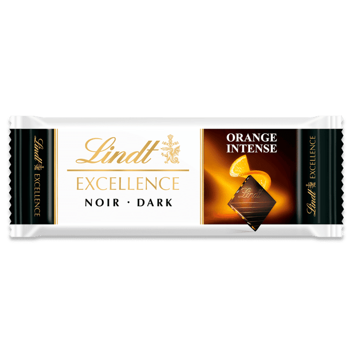 لوح Excellence بالبرتقال المركّز من Lindt - 35 جم