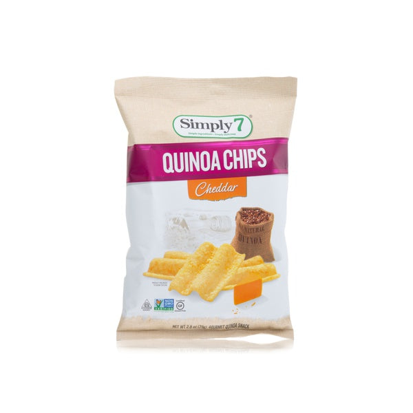Simply 7 Chedder Quinoa Chips 79Gm