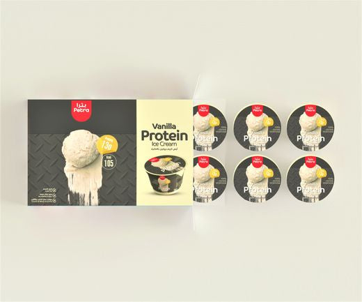 Petra Vanilla Protein Ice Cream Cup 150Gm