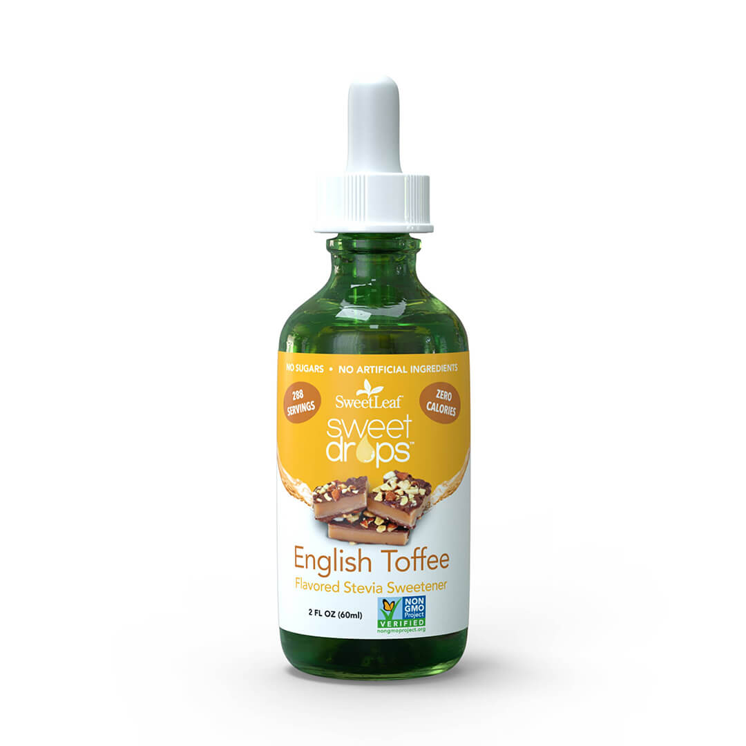 Sweet Leaf English Toffee Liquid Stevia Drops 2Oz