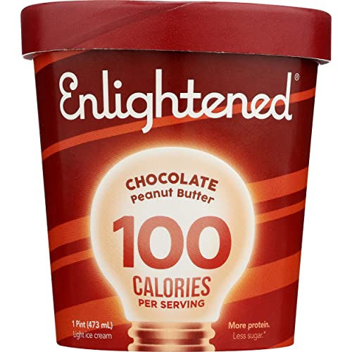 Enlightened Chocoalte Peanut Butter Ice Cream 473Ml