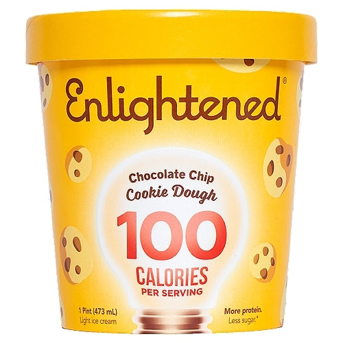 Enlightened Chocolate Chips Cookie Dough Ice Cream 473Ml