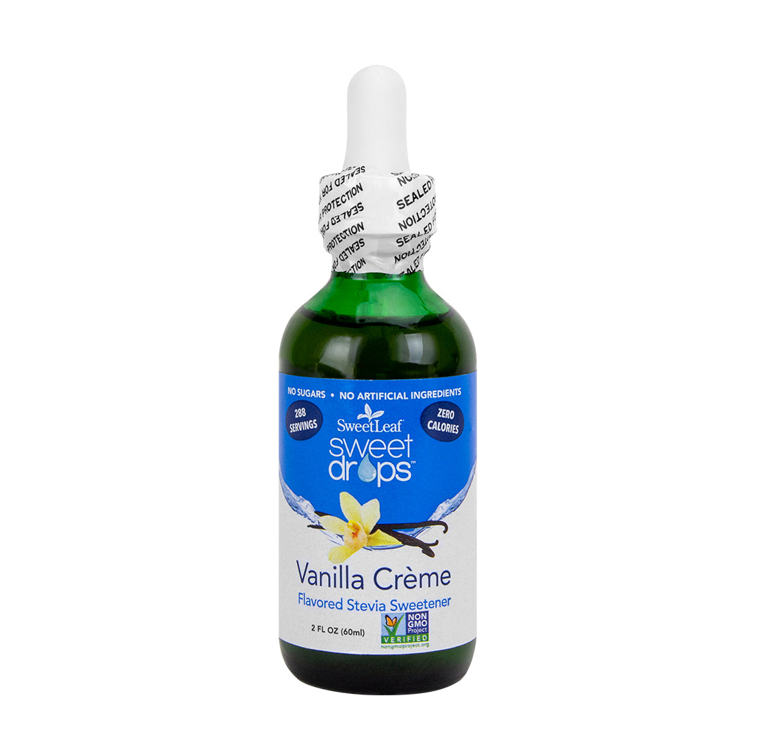 Sweet Leaf Vanilla Crème Liqui Stevia Drops 2Oz