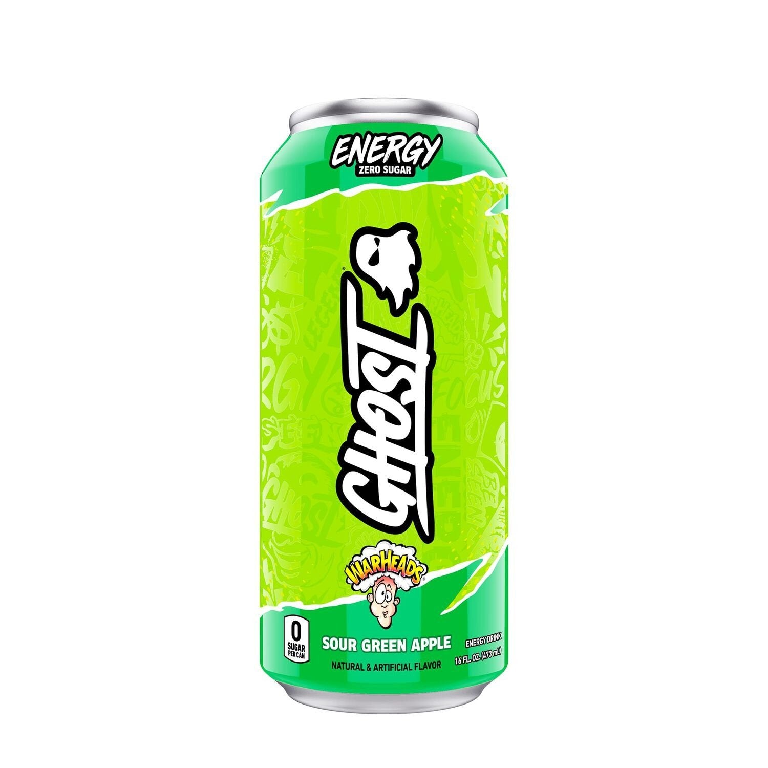 Ghost Sour Green Apple Rtd Energy Drink 473Ml