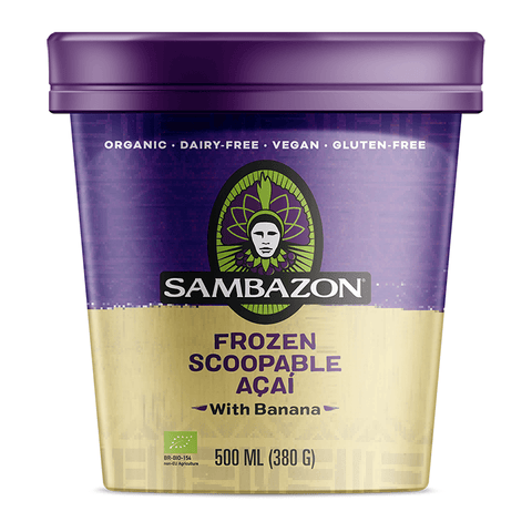 Sambazon Berry With Banana Organic Frozen Acai 380Gm