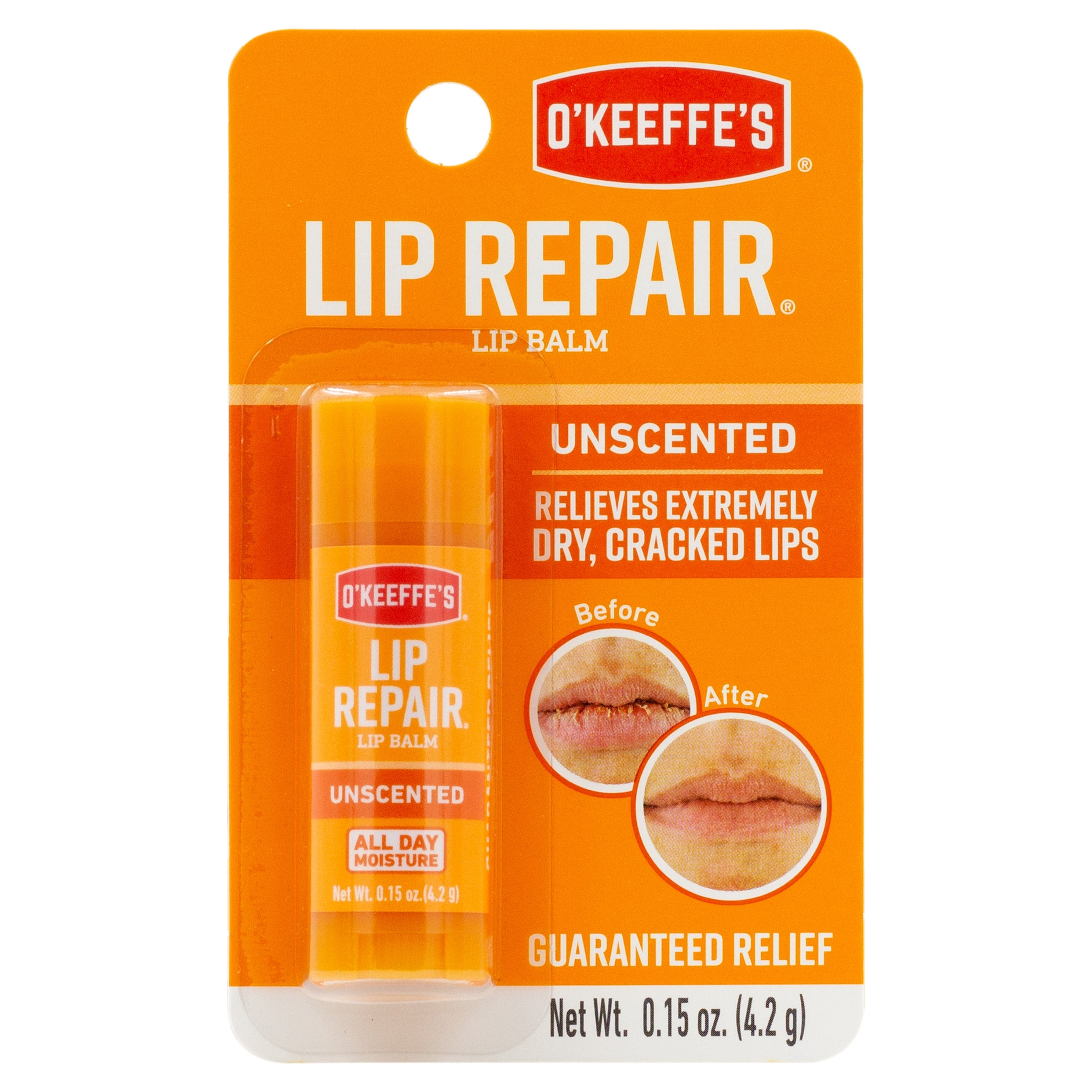 O Keeffes Original Unscented Stick Lip Repair 4.25Gm