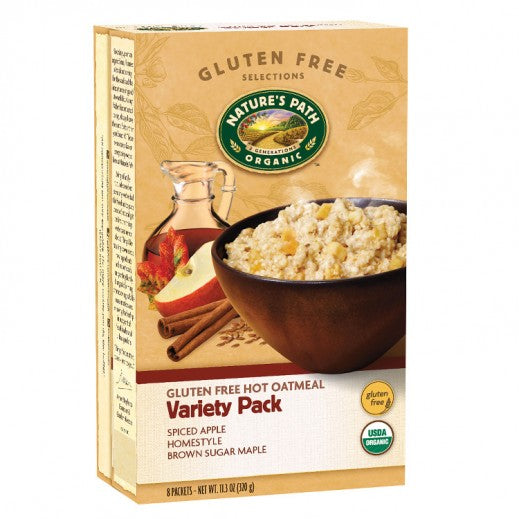 Natures Path Varaiety Pack 3 Flavor Organic Oatmeal 320Gm