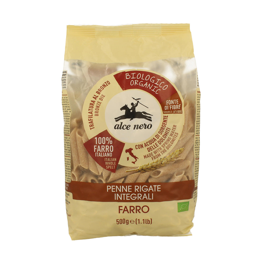 Alce Nero Org Penni Rigate Farro Pasta 500Gm