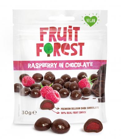 Fruit Forest Raspberry In Chocolate Gummy 30Gm