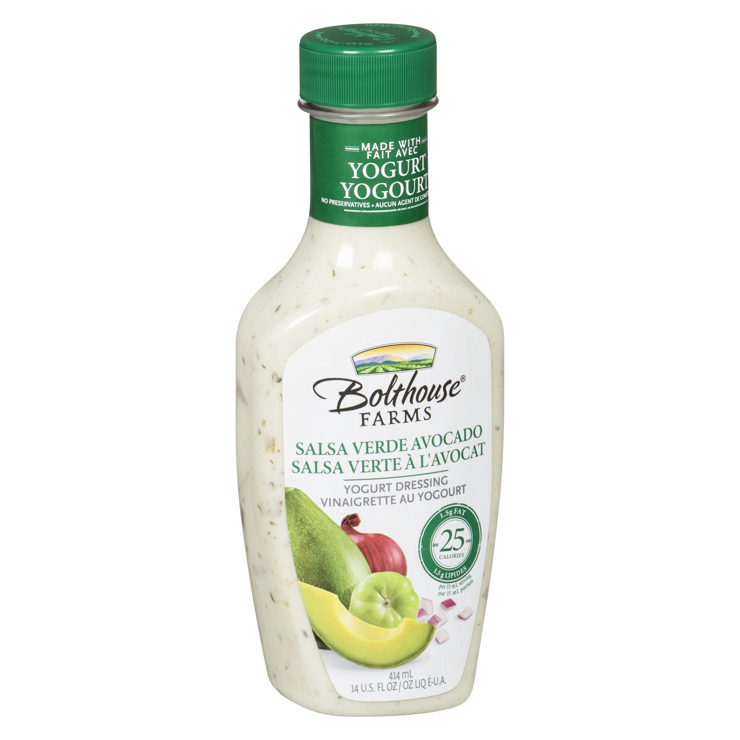Bolthouse Farms Yogurt Salsa Verde Avocado Dressing 414Ml
