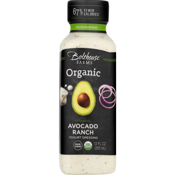 Bolthouse Farms Org Avocado Ranch Dressing 355Ml