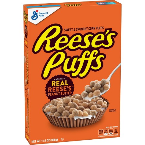 General Mills Reeses Puff Cereals 11.5Oz