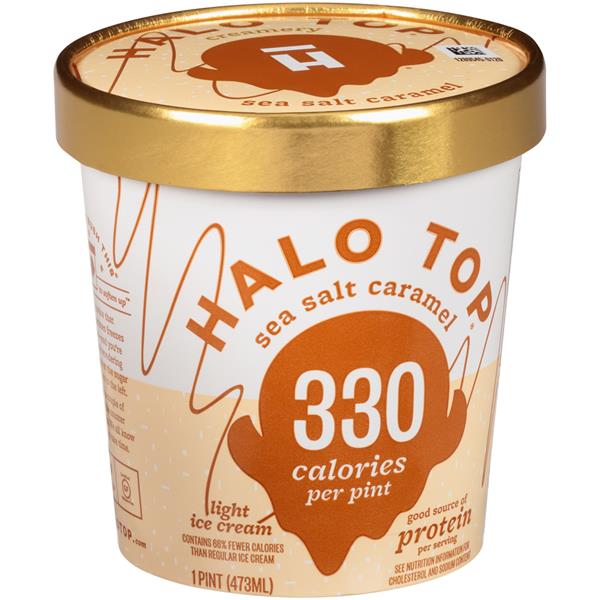 Halo Top Seasalt Caramel Ice Cream 473Ml