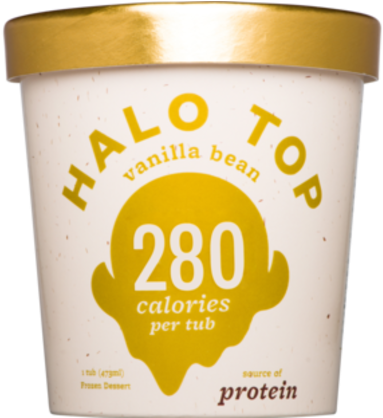 Halo Top Vanila Bean Ice Cream 473Ml