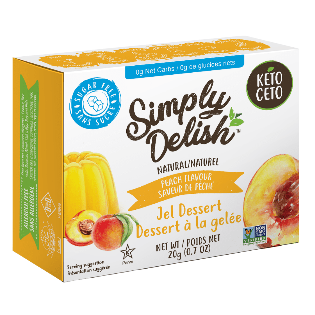 Simply Delish Peach Keto Jel 20Gm
