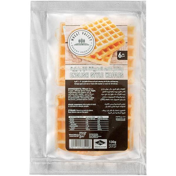 White Valley English Style Waffles 130Gm