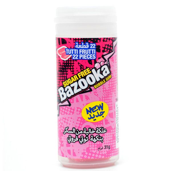 Bazooka Tutti Frutti Sugar Free Gum 31Gm