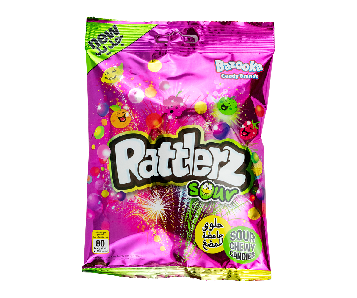 Rattlez Sour Candy 120Gm