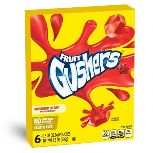Gushers Strawberry Splash Candy 136Gm