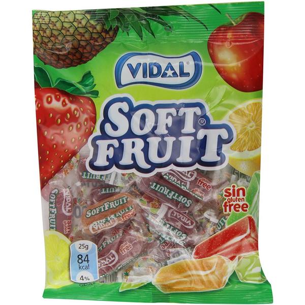 Vidal Soft Fruit Bag Candy 100Gm