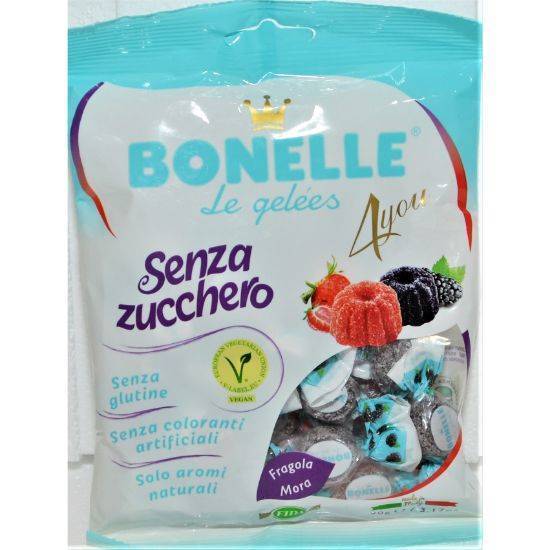 Bonelle Strawberry & Blackberry Jelly 90Gm