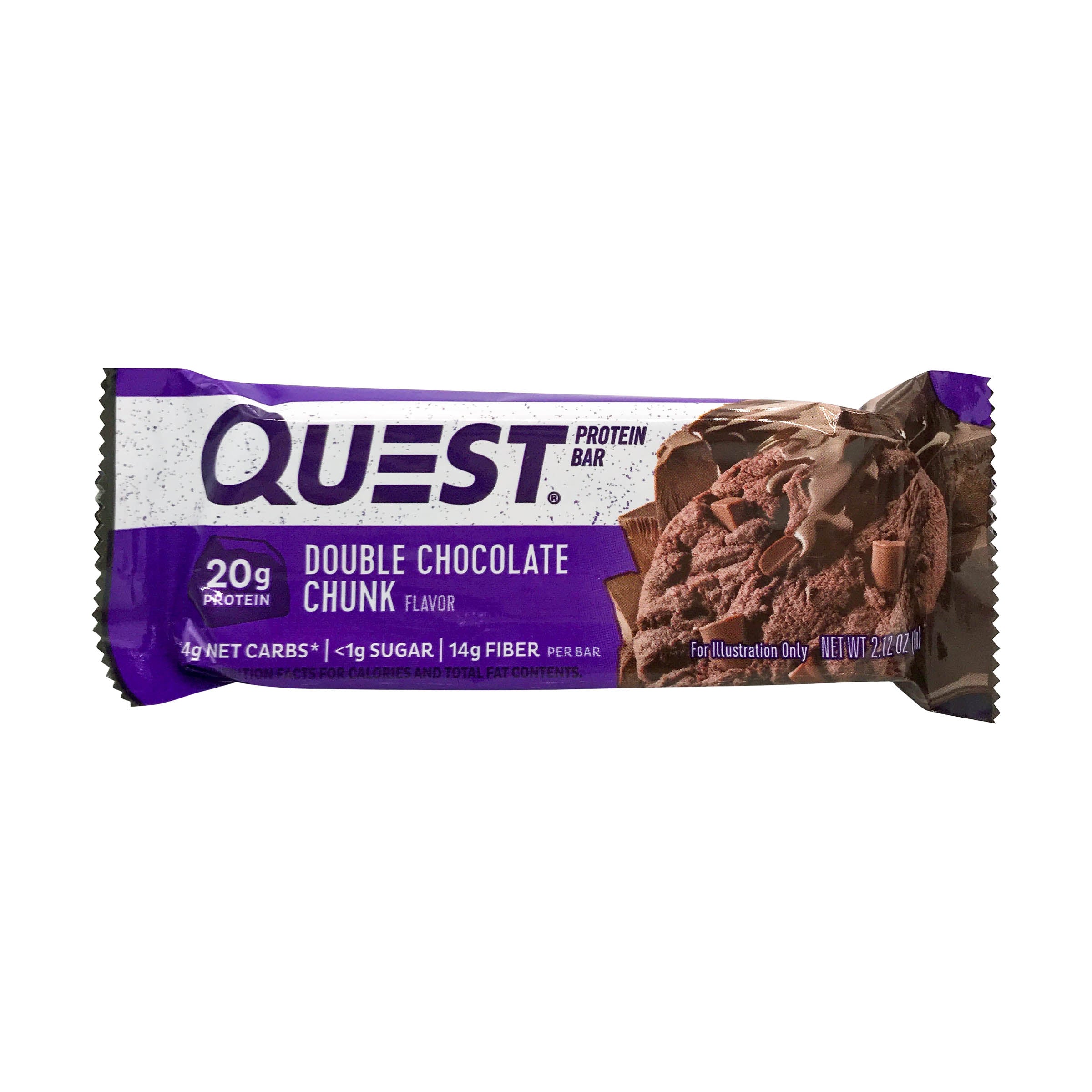 Quest Double Chocolate Chunk Protien Bar 60Gm